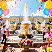 Путешествие в Петербург и на праздник открытия фонтанов Петергофа!